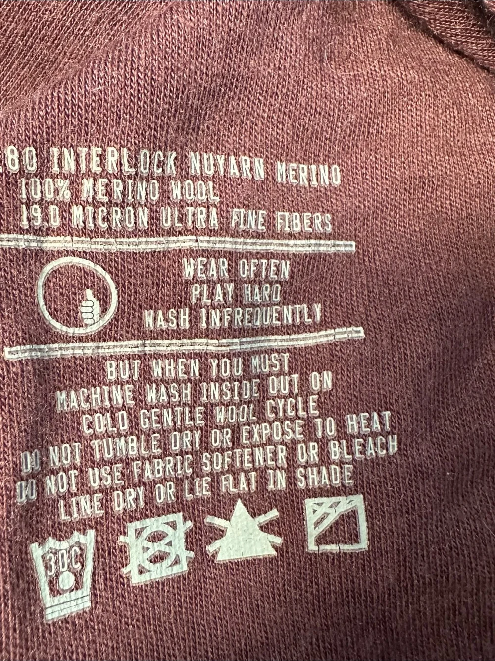 Trew gear merino wool pull over sweater quarter zip 280 interlock merino XS